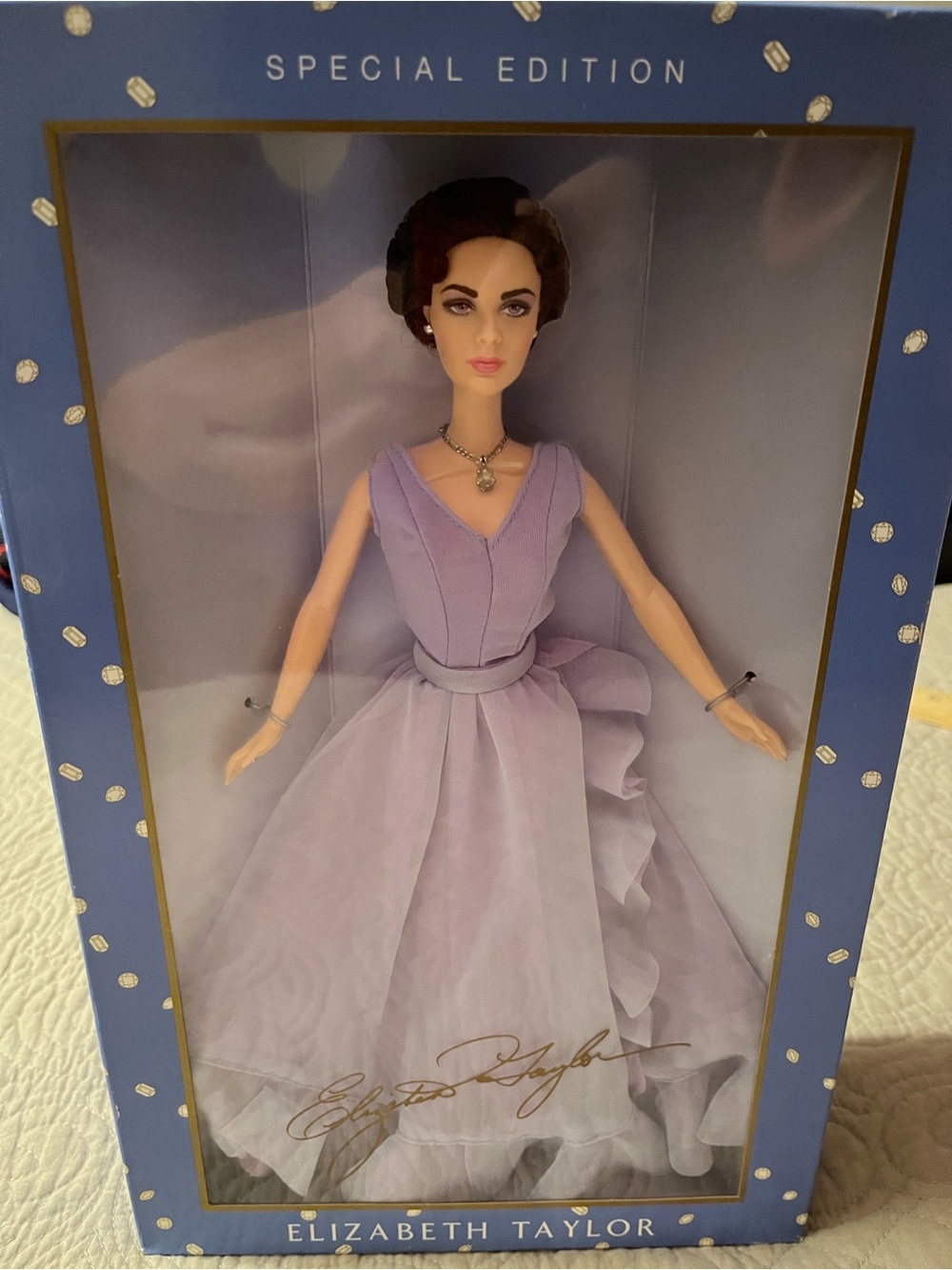 Mattel Elizabeth Taylor Special Edition Doll in Lilac Dress